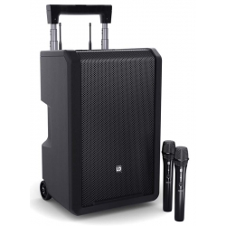 10" prenosný bateriový systém LD systems * 80/160W * určený pre mobilné aplikácie * 2x UHF MIC