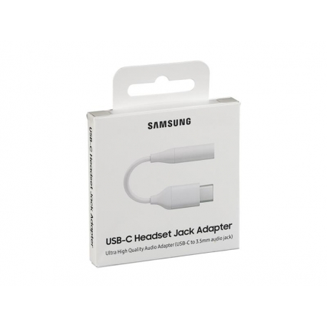 Adaptér USB-C na JACK 3,5mm (pre počúvanie hudby) SAMSUNG EE-UC10 White White