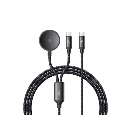 Kábel MCDODO CA-4210 USB-C 1,2m Black + nabíjačka na Samsung Watch