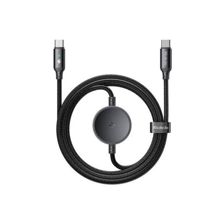 Kábel MCDODO CA-4170 USB-C 1,5m Black + nabíjačka na Samsung Watch