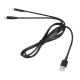 Kábel CABLETECH KPO3944 USB - USB-C/Lightning 1m Black