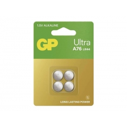 Batéria LR44 (A76U) GP Ultra alkalická 4ks