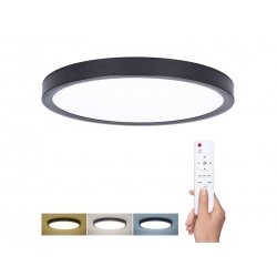 Svietidlo stropné SOLIGHT WO8018 Estela Black 36W