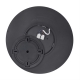 Svietidlo stropné SOLIGHT WO8018 Estela Black 36W