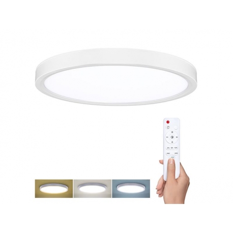 Svietidlo stropné SOLIGHT WO8019 Estela White 36W