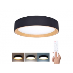 Svietidlo stropné SOLIGHT WO8016 Larios Black 48W
