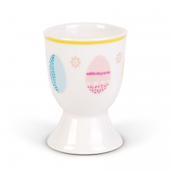 Veľkonočná dekorácia - porcelánová stojanka na vajíčka - 6,5 cm