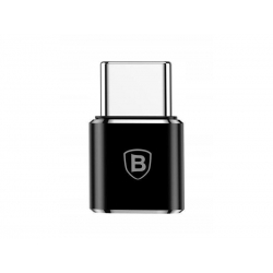 Adaptér microUSB na USB-C BASEUS CAMOTG-01 Black