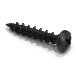 Skrutka (vrut) 4,5x25 mm s krížovou hlavou * čierna * Cena za 30ks balenie