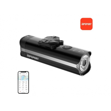 Svietidlo na bicykel predný iGPSPORT VS1200 Bluetooth