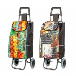 Výsuvná nákupná taška na kolieskach - 2 prevedenia - 100 x 36 x 25 cm - polyester