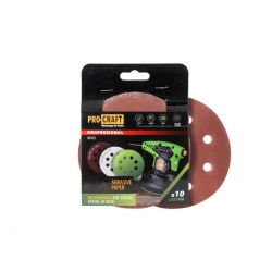 Papiere brúsne P120 PROCRAFT KD125 10ks