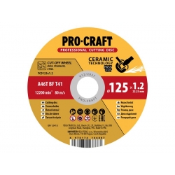Kotúč rezný keramický PROCRAFT 125x1.2mm