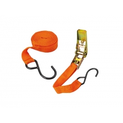Pás upínací račňový s hákmi 4m x 25mm