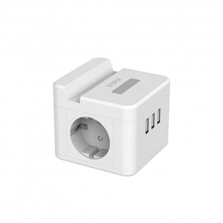 WinningStar – Kockový rozbočovač – 2 zásuvky + 3 x USB + vstavané svetlo – 2 m