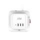 WinningStar – Kockový rozbočovač – 8 zásuviek + 3 x USB + 1 x Type-C – 3 m