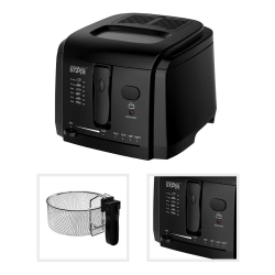 WinningStar – Fritovací hrniec – 3 L – 1600 W – čierny