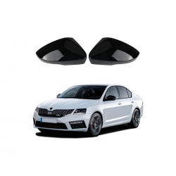 Kryty zrkadiel Škoda Octavia MK3 2017 - 2019 čierne lesklé