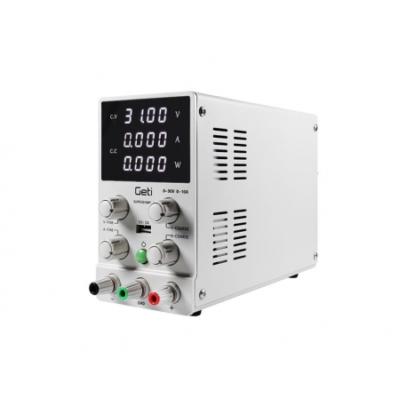 Zdroj laboratórny GETI GLPS3010HW 0-30V/ 0-10A