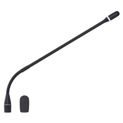 Kondenzátorový mikrofón na husom krku 45cm s LED svetlom