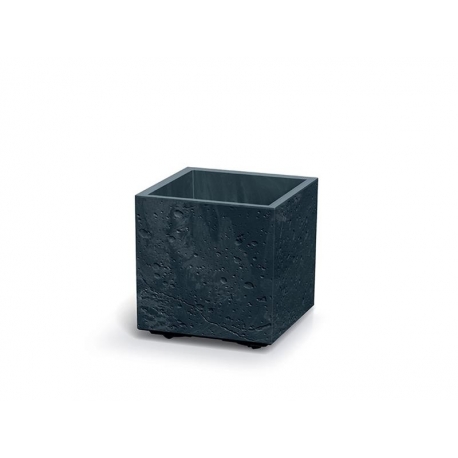 Kvetináč SIERRA SQUARE BETON EFFECT antracit 28,8cm