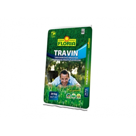Trávnikové hnojivo FLORIA Travin 20kg