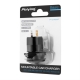 Nabíjačka USB PEIYING PY-CHR0007 s QC a meračom napätia