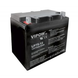 Batéria olovená 12V 75Ah VIPOW BAT0224