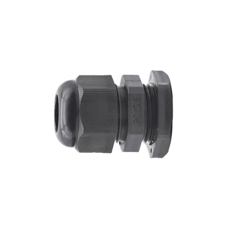 Káblová priechodka PG-13,5 pre kábel 6-12mm čierna