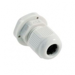Káblová priechodka PG-7 pre kábel 3-6,5mm biela
