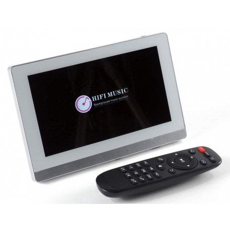 2-zónový stenový prehrávač so 7" dotykovým displejom * 8x 30W * internetové rádio * MP3 * BT * LAN/Wifi * DO