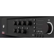 3-zónový zosilňovač pre 100V rozvody Fonestar * 120W * 6 vstupov * USB/MP3/FM