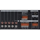 3-zónový zosilňovač pre 100V rozvody Fonestar * 120W * 6 vstupov * USB/MP3/FM