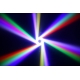 Dynamická pohyblivá hlava s výkonnou 100W bielou LED a 6x 10W RGBW B-EYE LED * DMX