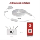 Smart LED pásik 24W RGBIC EMOS ZPW313I Neon 3m WiFi Tuya