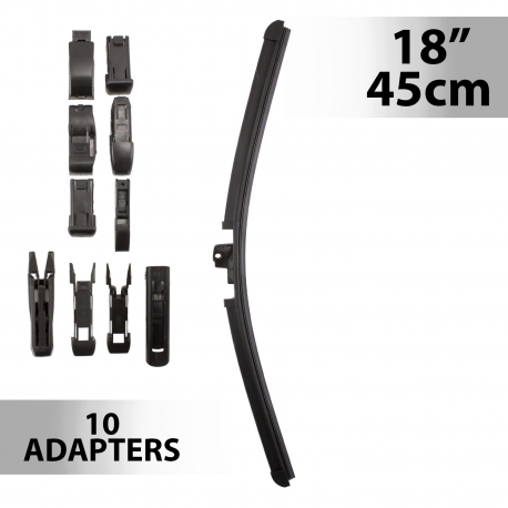 Stierač 18"/45 cm - s 10 adaptérmi