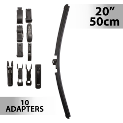 Stierač 20"/50 cm - s 10 adaptérmi