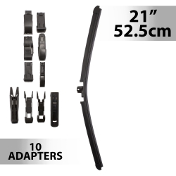 Stierač 21"/52,5 cm - s 10 adaptérmi