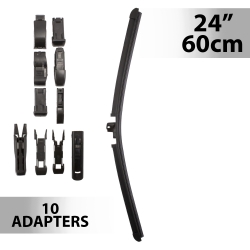 Stierač 24"/60 cm - s 10 adaptérmi