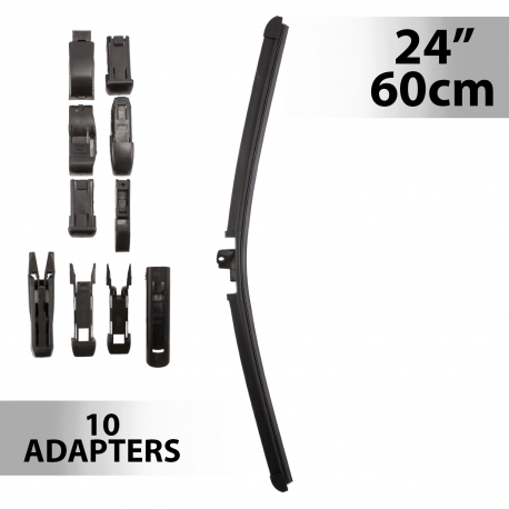 Stierač 24"/60 cm - s 10 adaptérmi