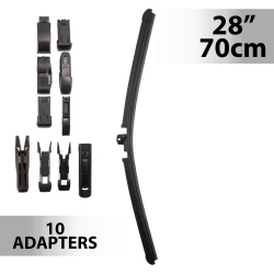 Stierač 28"/70 cm - s 10 adaptérmi