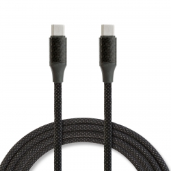 Dátový kábel - Type-C / Type-C - Magnetický - čierny - 1m - 3A - 60W