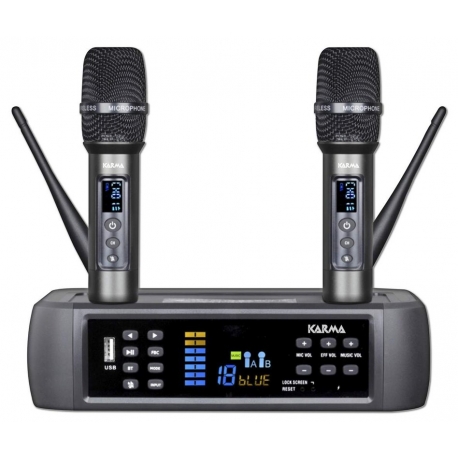 Unikátny mixážny systém s duálnym bezdrôtovým UHF mikrofónom * USB/MP3 * Bluetooth * digitálny vstup