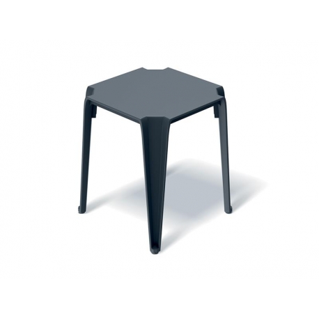 Stôl odkladací LOTTIE 396x396x465mm - uhoľná