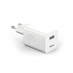 Adaptér USB BASESUS White 24W