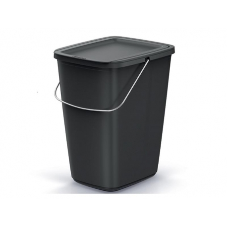 Kôš odpadkový COMPACTA Q FLAP BASIC čierný 9l