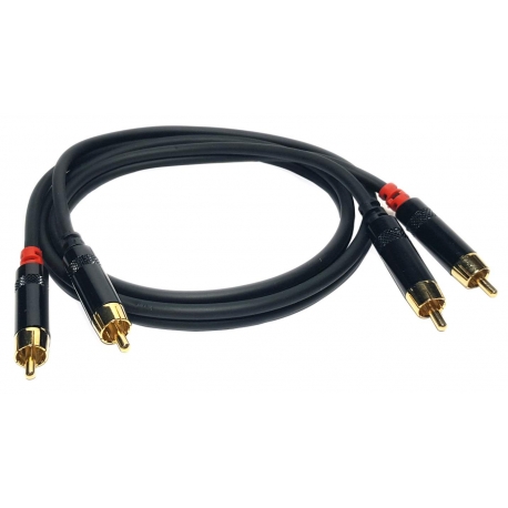 1m prepojovací kábel 2x RCA - 2x RCA