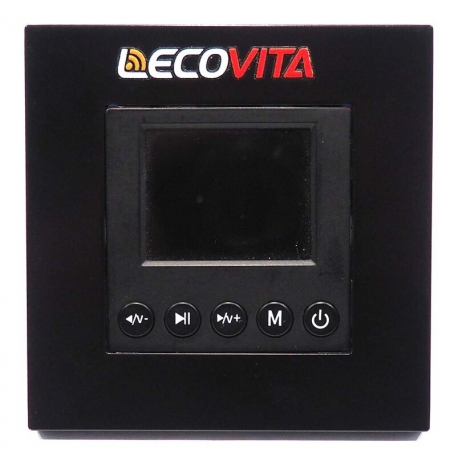 Stenový MP3 prehrávač so zosilňovačom * 2x 20W * microSD/MP3/BT * AUX