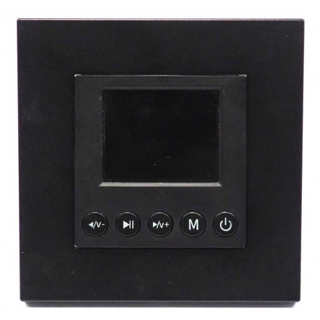 Stenový MP3 prehrávač so zosilňovačom * 2x 20W * microSD/MP3/BT * AUX