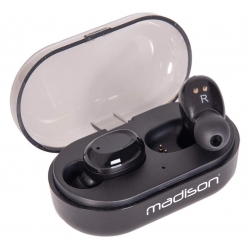 ľahké kvalitné bezdrôtové Bluetooth slúchadlá MADISON * čiernej farby